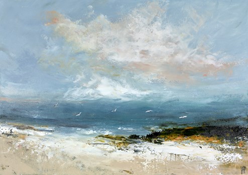 Far from a Distrance by Hudson Parkin - Original Painting on Box Canvas
